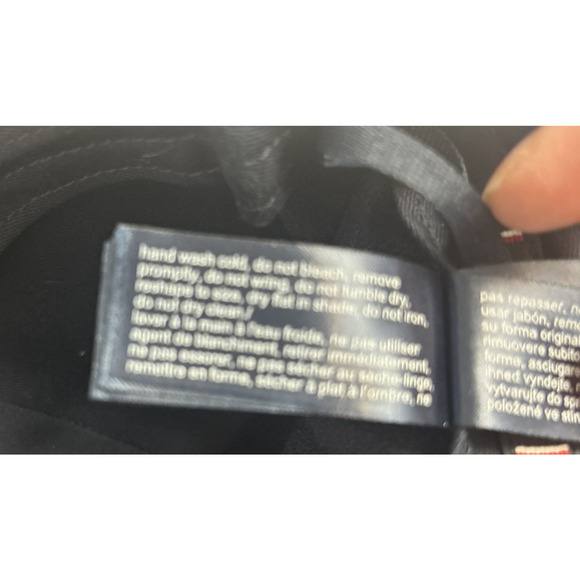 NEW Tommy Hilfiger Men's Navy Blue Corporate Enamel Wool Blend Strapback Cap - Picture 5 of 8